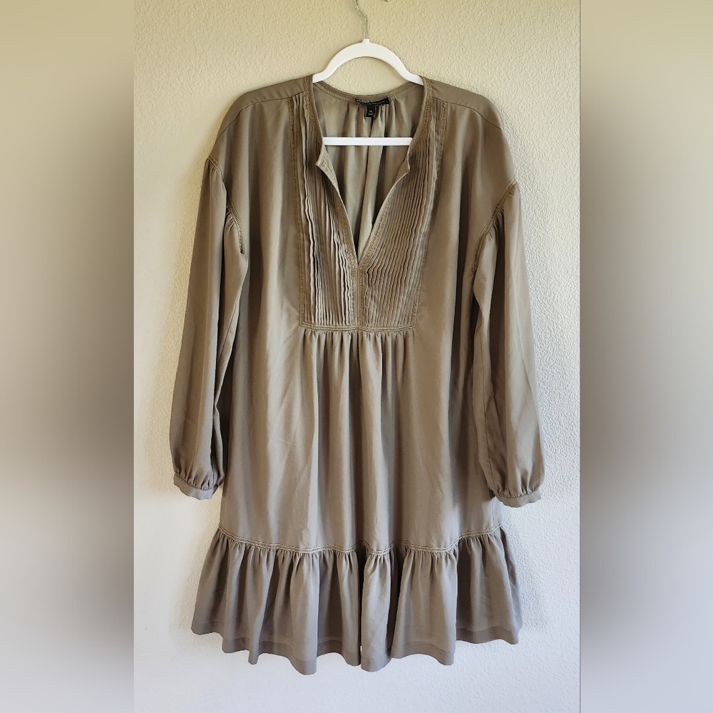 Banana Republic Olive Green Midi Dress